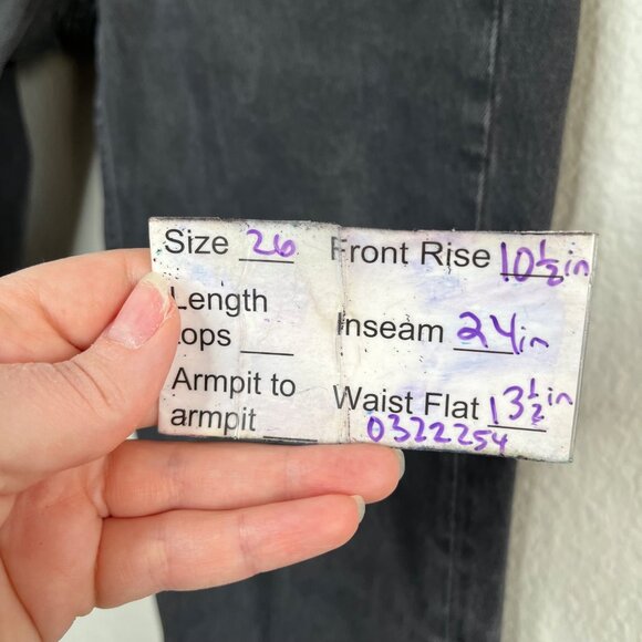 Topshop Womens Straight Leg High Waisted Black Denim Jeans Size 26 Frayed grunge - Picture 9 of 11